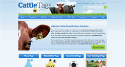 Desktop Screenshot of cattletags.com